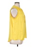 Gibson Latimer 100% Polyester Yellow Sleeveless Blouse Size XL - photo 4