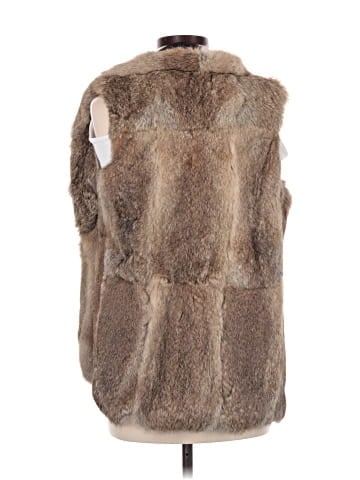 Elizabeth and James Faux Fur Vest (view 2)
