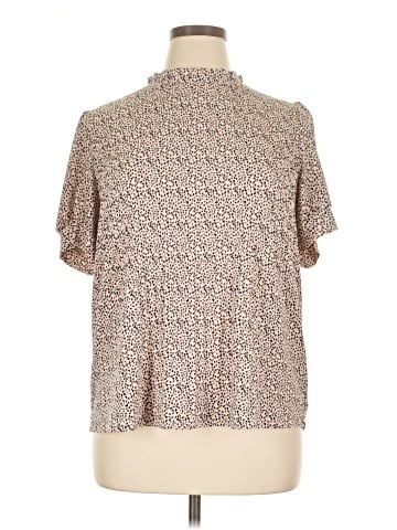 Adrianna Papell Short Sleeve Blouse (view 1)