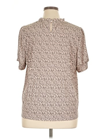 Adrianna Papell Short Sleeve Blouse (view 2)