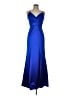 Teeze Me Solid Blue Cocktail Dress Size 13 - 14 - photo 1