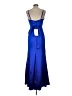 Teeze Me Solid Blue Cocktail Dress Size 13 - 14 - photo 2
