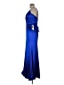 Teeze Me Solid Blue Cocktail Dress Size 13 - 14 - photo 5