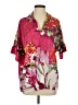 Natori 100% Polyester Pink Short Sleeve Polo Size S - photo 1