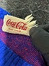 Coca-Cola 100% Acrylic Color Block Blue Pullover Sweater Size P (estimated, petite) - photo 7