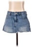 PacSun 100% Cotton Blue Denim Skirt Size 24 waist - photo 1