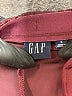 Gap 100% Polyester Burgundy Track Pants Size S - photo 7