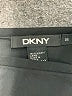 DKNY 100% Wool Solid Black Wool Skirt Size 8 - photo 4