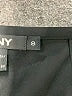 DKNY 100% Wool Solid Black Wool Skirt Size 8 - photo 5