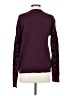 Hinge 100% Cotton Polka Dots Burgundy Pullover Sweater Size XS - photo 2
