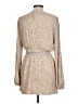 Miss Circle Metallic Tan Cocktail Dress Size L - photo 2