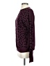Hinge 100% Cotton Polka Dots Burgundy Pullover Sweater Size XS - photo 5