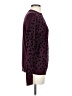 Hinge 100% Cotton Polka Dots Burgundy Pullover Sweater Size XS - photo 4