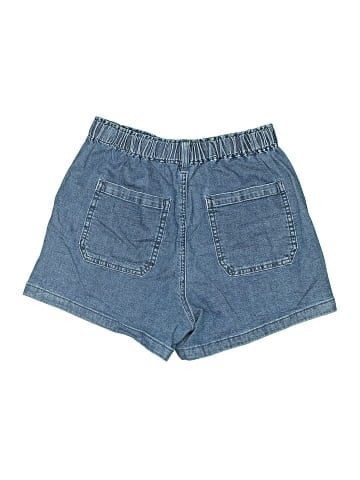 Cosmic Blue Love Denim Shorts (view 2)