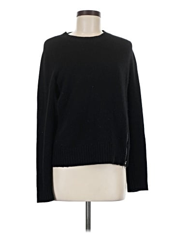 Aqua Cashmere Pullover Sweater (view 1)