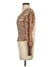 BB Dakota by Steve Madden 100% Polyester Brown Long Sleeve Blouse Size S - photo 5