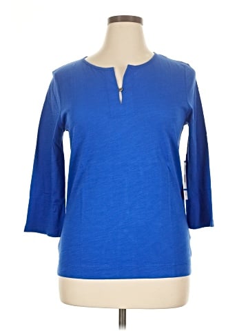 Jones New York Signature 3/4 Sleeve Top (view 1)