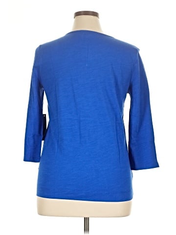 Jones New York Signature 3/4 Sleeve Top (view 2)