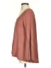 Free People Pink Brown Long Sleeve Blouse Size XS - photo 5