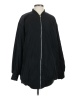 DSG 100% Polyester Solid Black Track Jacket Size M - photo 1