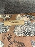 Timeson 100% Polyester Floral Brown Short Sleeve Blouse Size L - photo 7