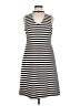 Calvin Klein Stripes Black Casual Dress Size 6 - photo 1