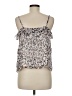 Express 100% Polyester Silver Sleeveless Blouse Size M - photo 2