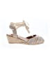 London Rebel Ivory Wedges Size 6 - photo 1