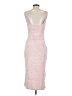 Unbranded 100% Polyester Checkered-gingham Pink Cocktail Dress Size S - photo 2