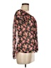 Buttons 100% Polyester Pink Short Sleeve Blouse Size M - photo 4