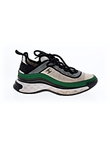 Chanel Suede Calfskin Mixed Fibers CC Sneakers (view 1)