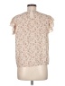 Shein 100% Polyester Ivory Short Sleeve Blouse Size M - photo 2