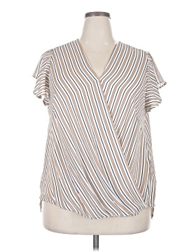 Adrianna Papell Short Sleeve Blouse