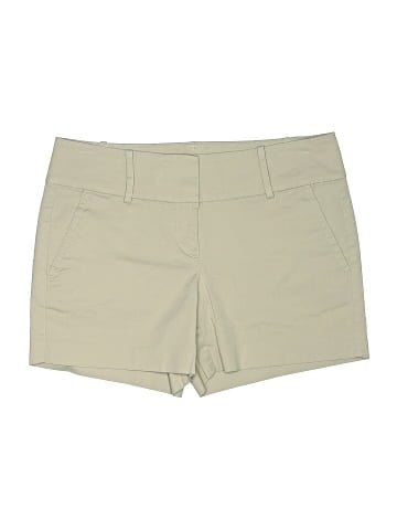 Ann Taylor Khaki Shorts (view 1)