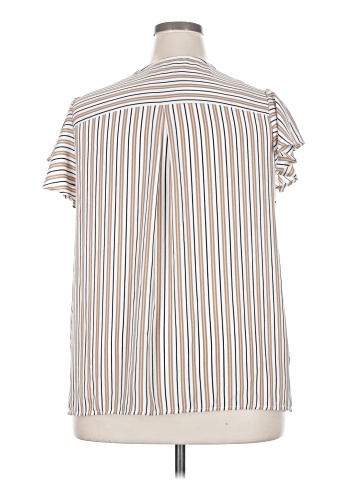 Adrianna Papell Short Sleeve Blouse (view 2)