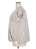 Adrianna Papell 100% Polyester Stripes Ivory Short Sleeve Blouse Size 2X - photo 5