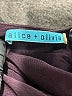 Alice + Olivia Metallic Black Cocktail Dress Size 4 (estimated) - photo 7