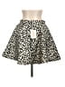 Moon 100% Polyester Hearts Ivory Casual Skirt Size L - photo 2