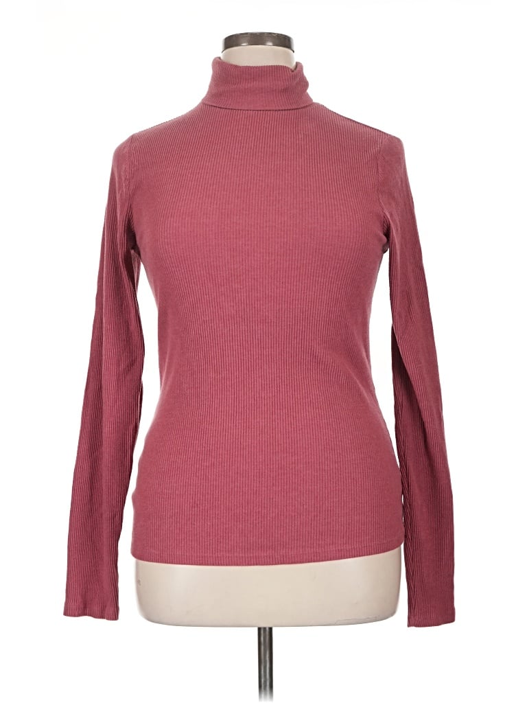 Pre-owned Old Navy Turtleneck Sweater In Burgundy