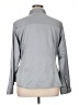 Gap 100% Polyester Metallic Gray Long Sleeve Blouse Size XL - photo 2