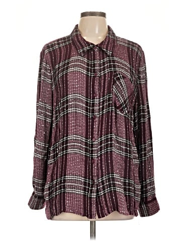 Style&Co Long Sleeve Button-Down Shirt (view 1)