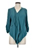 Elevenses Teal 3/4 Sleeve Blouse Size M - photo 1