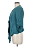 Elevenses Teal 3/4 Sleeve Blouse Size M - photo 5