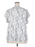Cure White Short Sleeve Blouse Size 2X - photo 2