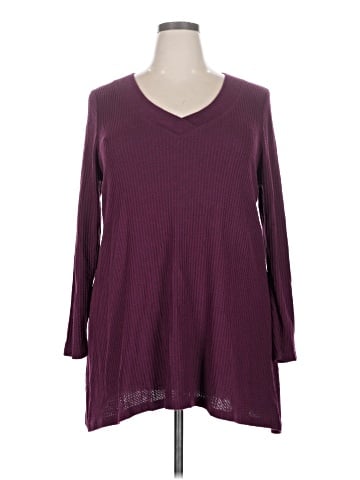Lane Bryant 3/4 Sleeve T-Shirt (view 1)
