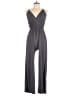 Kaileigh Solid Gray Jumpsuit Size M - photo 1