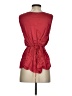 Theory 100% Silk Red Sleeveless Silk Top Size P (petite) - photo 2