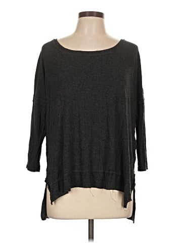 Bordeaux 3/4 Sleeve Top (view 1)