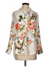 Anthropologie 100% Polyester Floral Ivory 3/4 Sleeve Blouse Size XS - photo 1