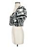 Express 100% Cotton Silver 3/4 Sleeve Blouse Size M - photo 5